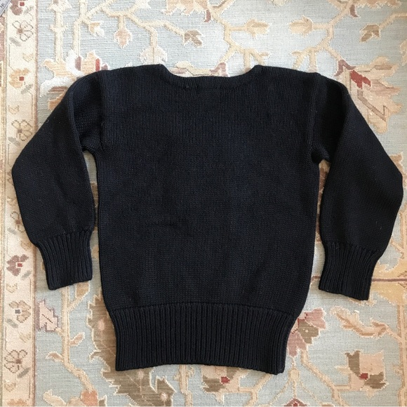 SOLD:  1940’s Highland Knitting Mills Wool Varsity College Letter Sweater - Picture 10 of 16